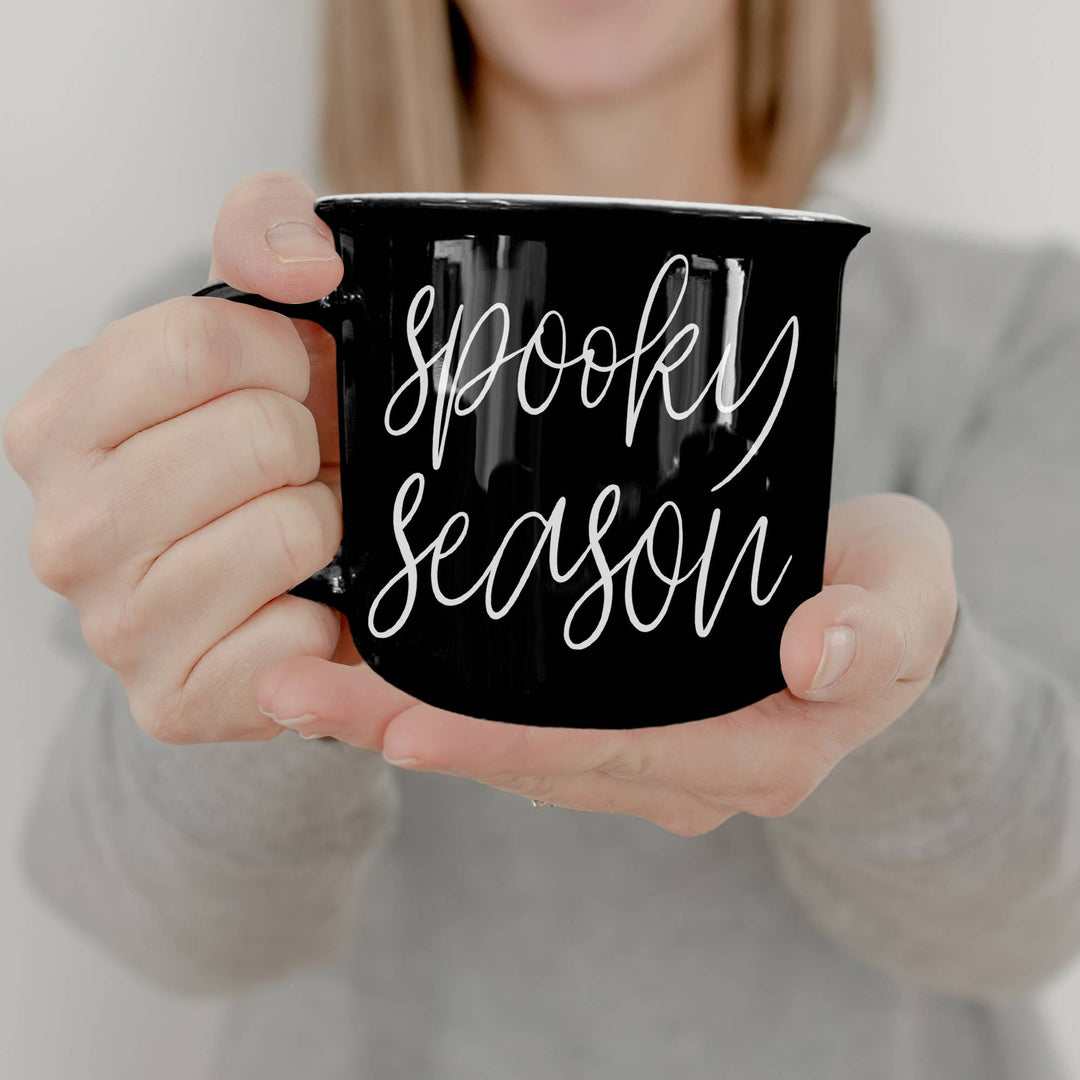 Spooky Season Coffee Mug – Neutral Fall Halloween Ceramic Cup