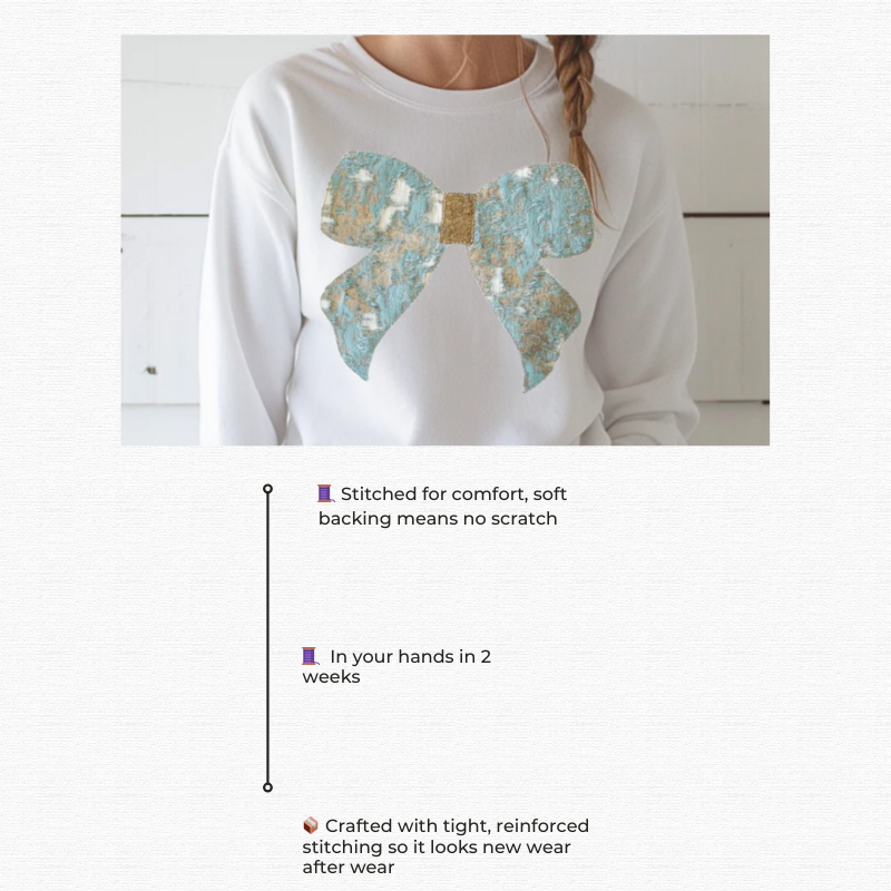 Champagne Dreams Embroidered Sweatshirt 