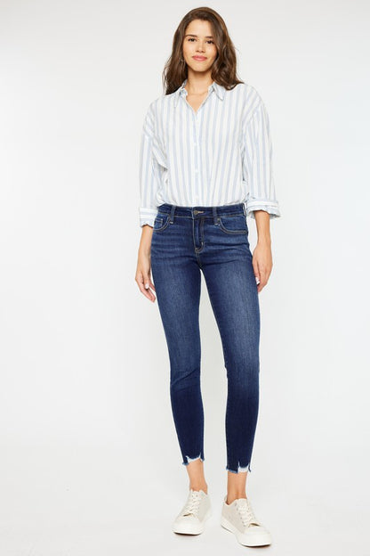 KanCan Mid RIse Ankle Skinny Jeans