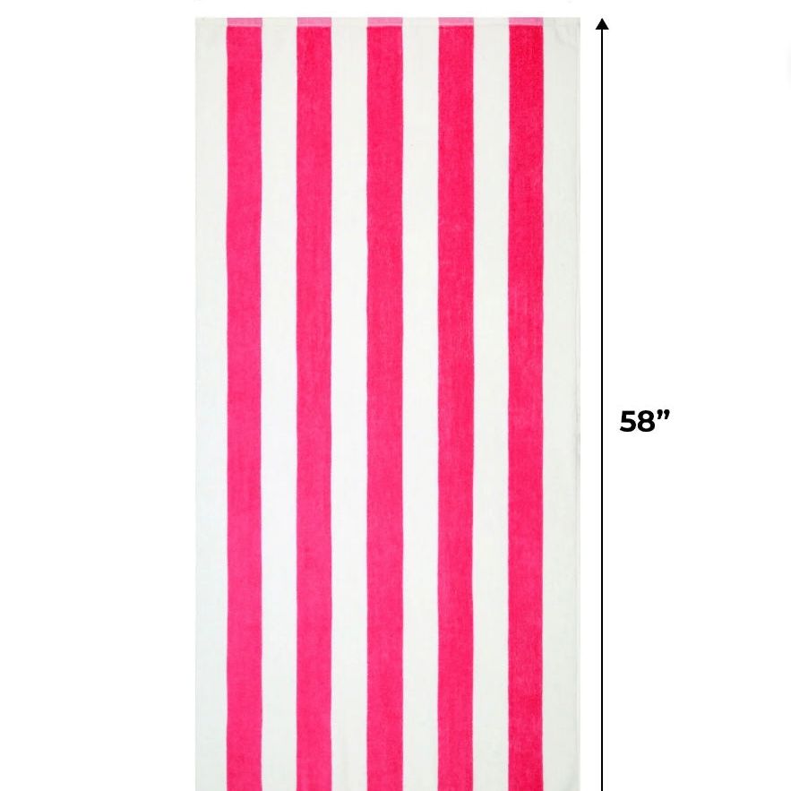 Custom Embroidered Beach Towel – Personalized Summer Pool + Vacation Towel