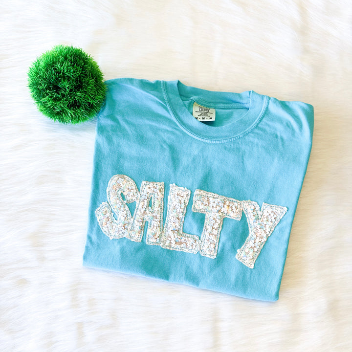 Salty Sequins Embroidered Shirt 