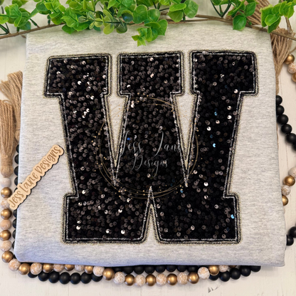 Varsity Letter "W" Embroidery!