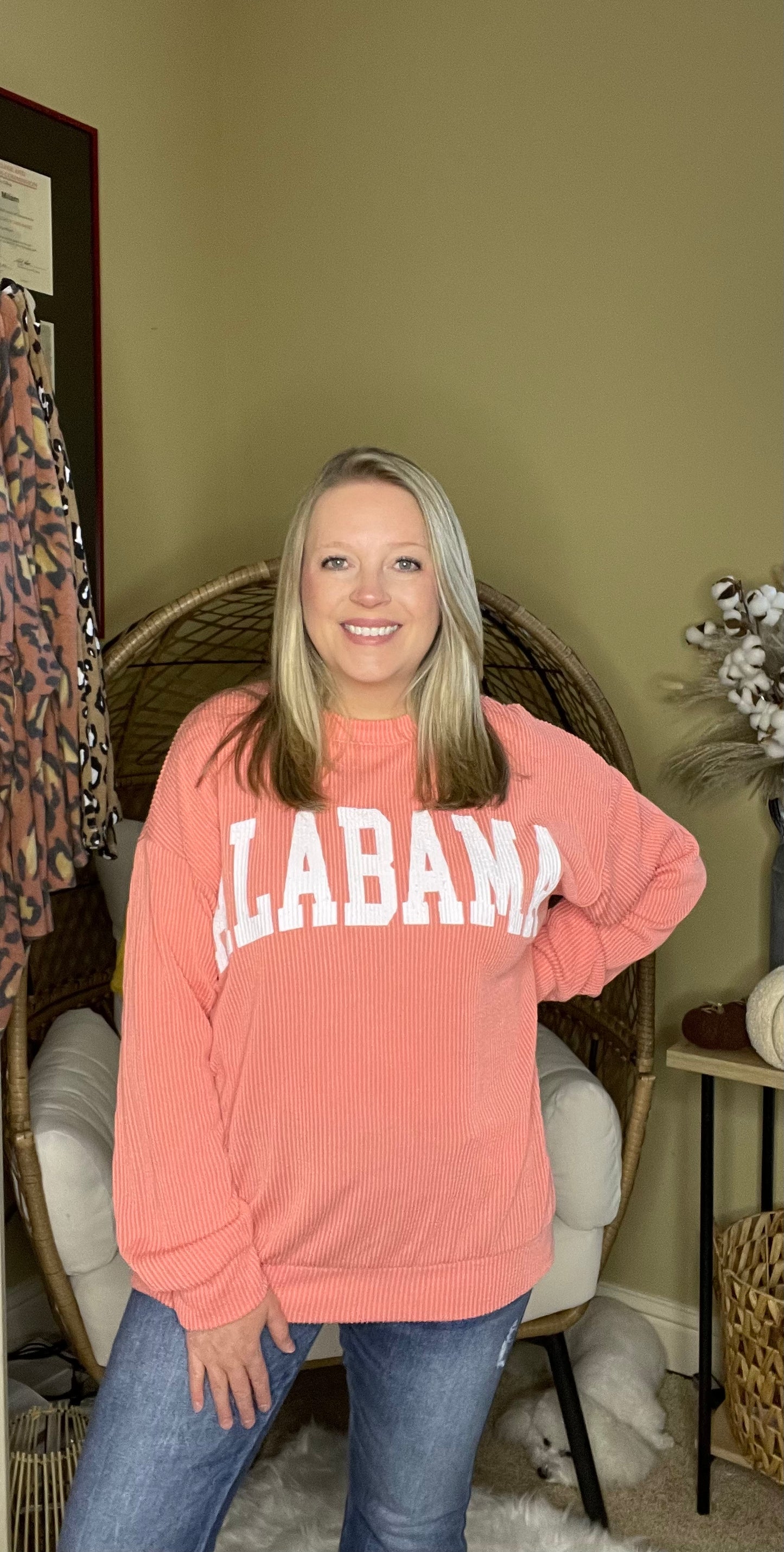 Alabama Ribbed Graphic Sweatshirt
