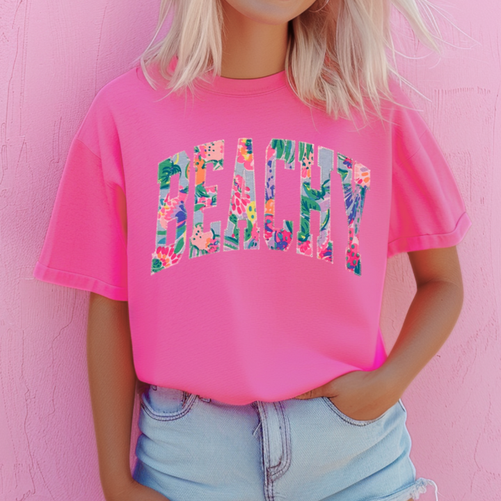 Beachy Embroidered T-Shirt 