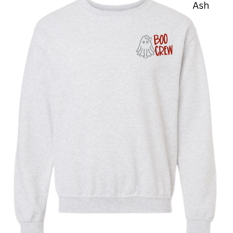 Boo Crew Embroidered Sweatshirt
