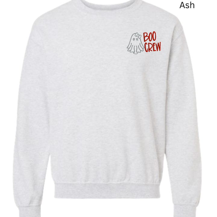 Boo Crew Embroidered Sweatshirt