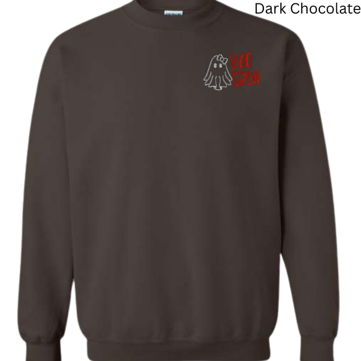 Boo Crew Embroidered Sweatshirt