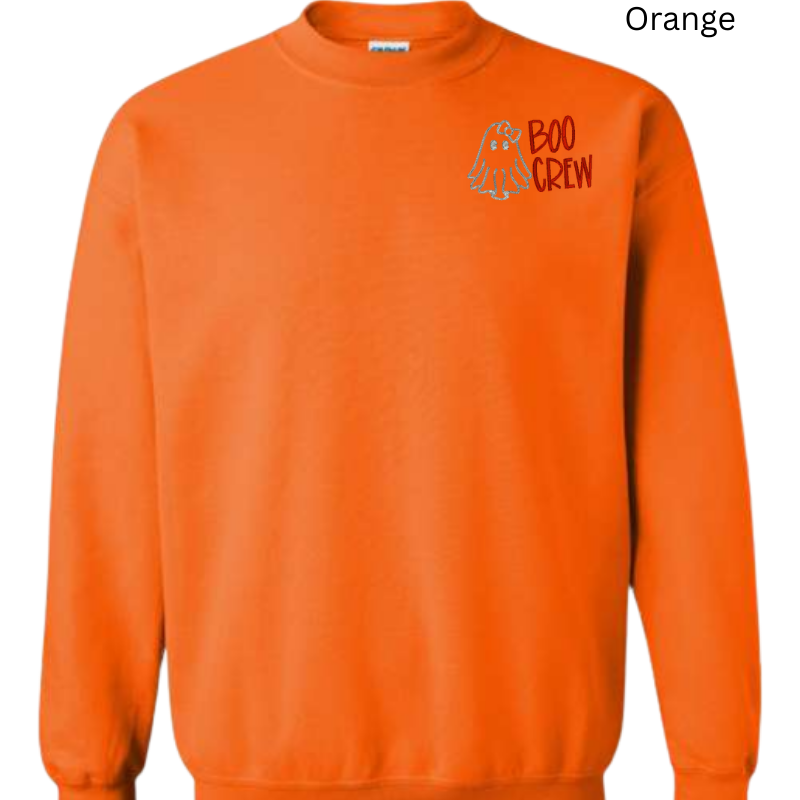 Boo Crew Embroidered Sweatshirt