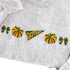 Cheer Life Sweatshirt + Game Day Bow Patch Hat Bundle