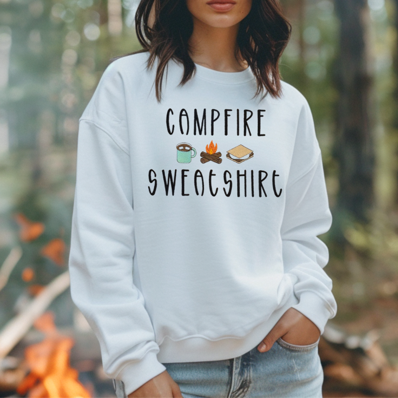 Campfire Embroidered Sweatshirt