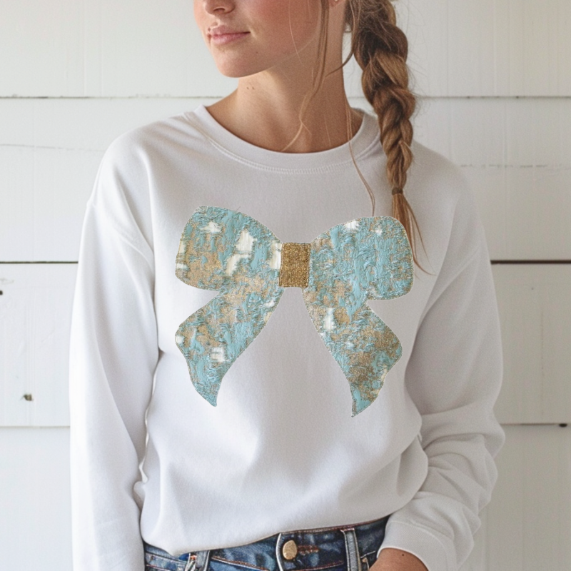 Champagne Dreams Embroidered Sweatshirt 