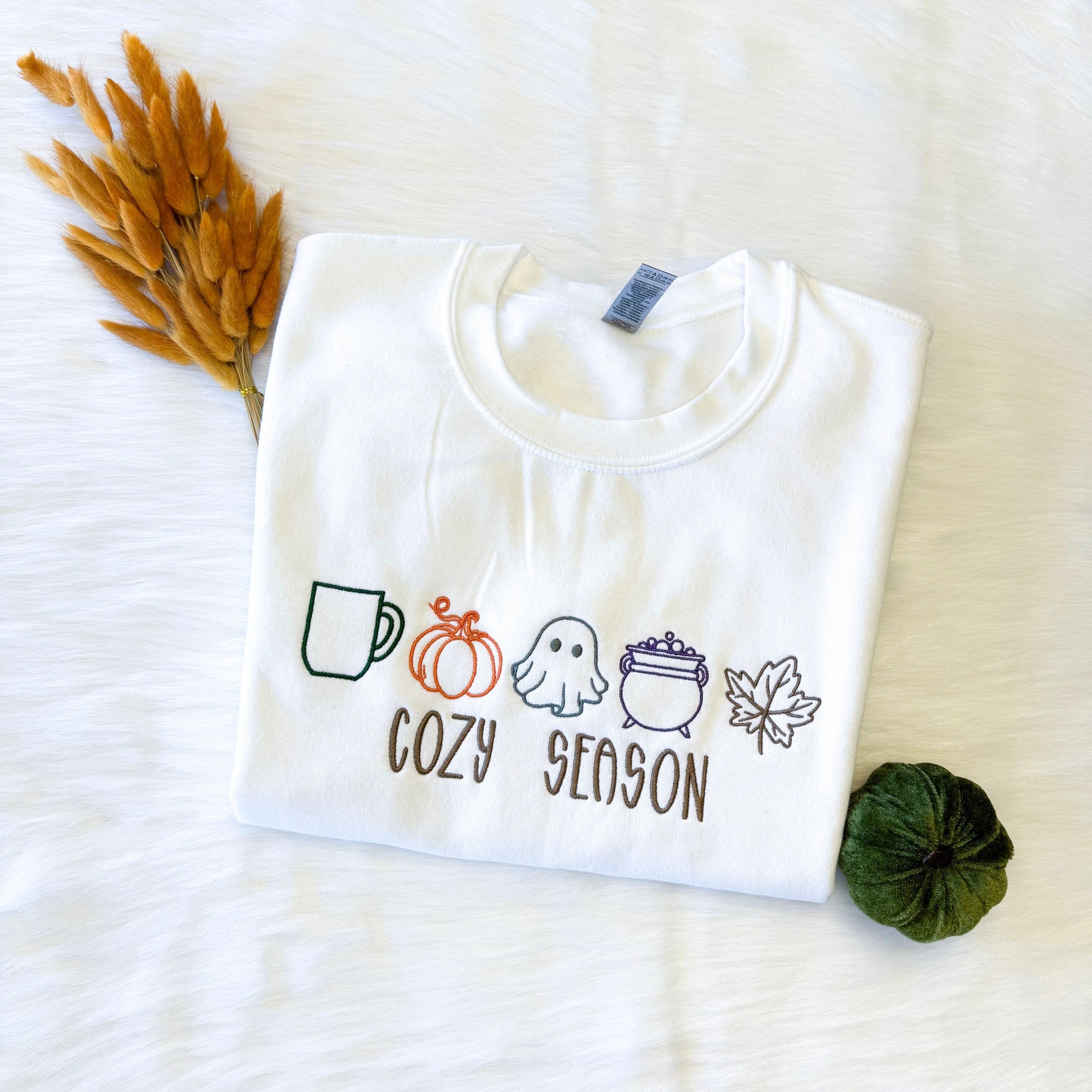 Cozy Season Embroidered Sweatshirt