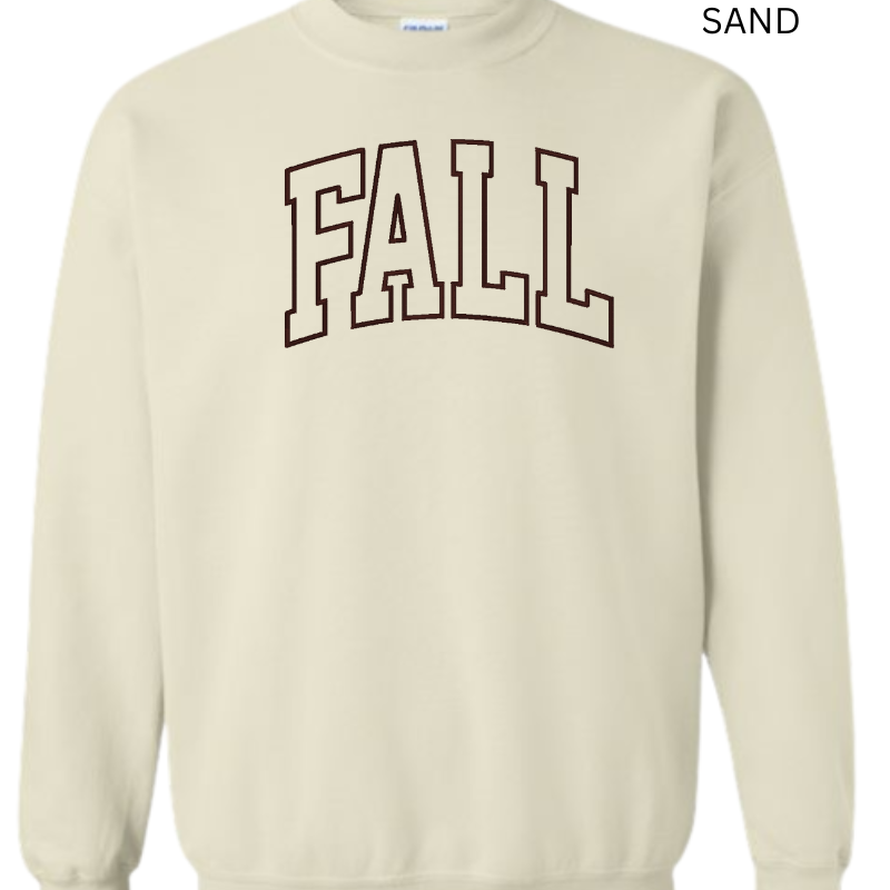 Fall Embroidered Sweatshirt 