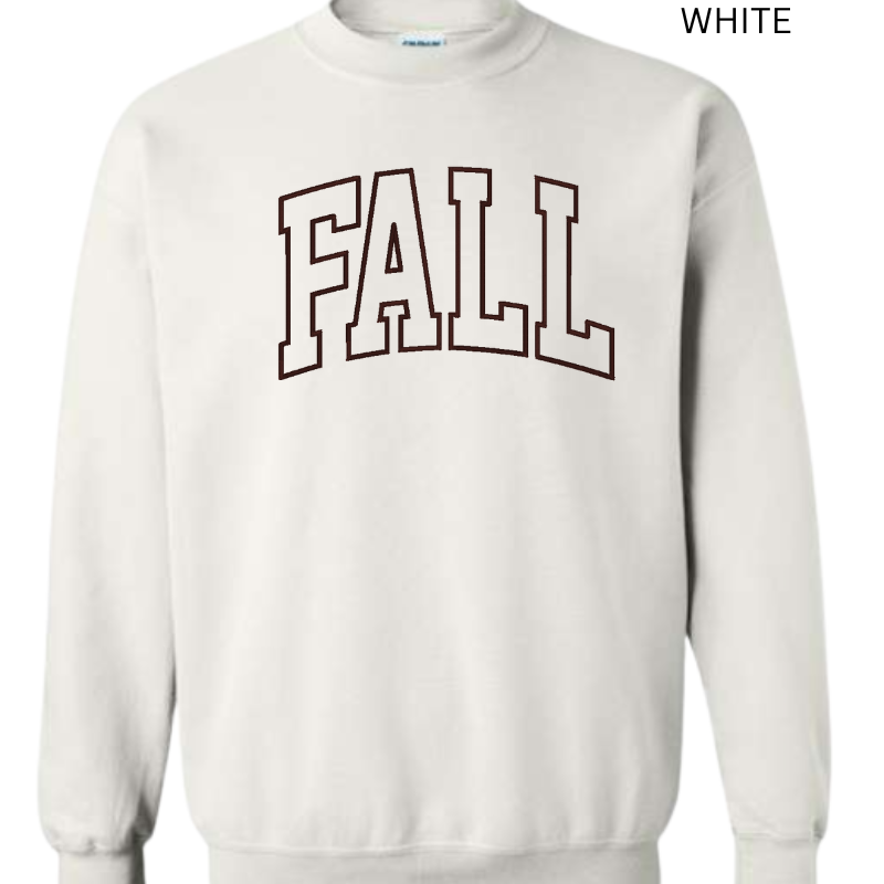 Fall Embroidered Sweatshirt 