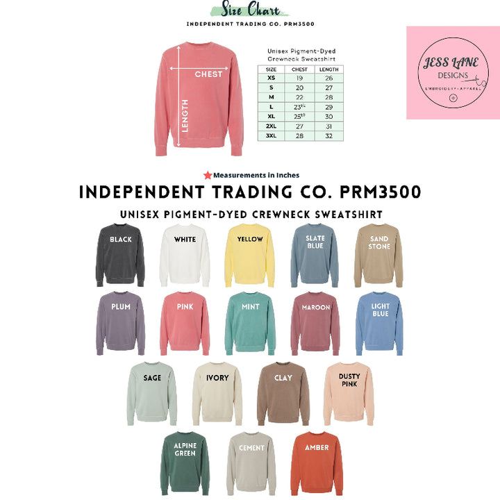 Busy Watering My Own Grass Embroidered Sweatshirt