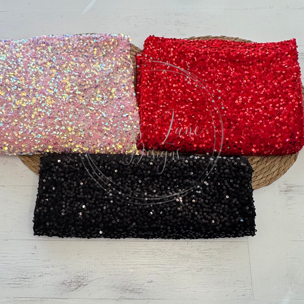 LOVE sequins sweatshirt with customizable sequin options