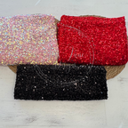 LOVE sequins sweatshirt with customizable sequin options