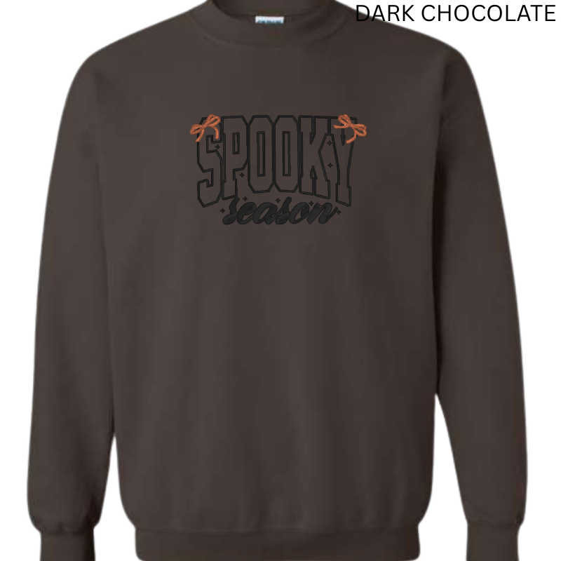 Spooky Season Embroidered Sweatshirt 