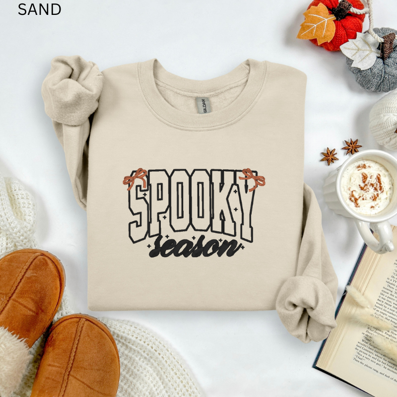Spooky Season Embroidered Sweatshirt 
