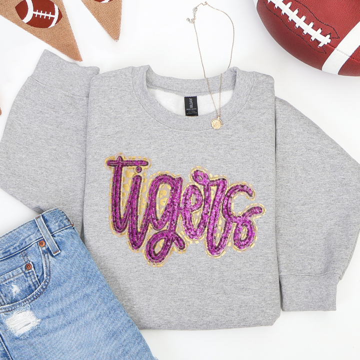 Tigers Custom Embroidered Sweatshirt 