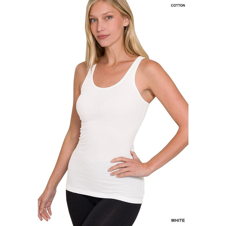 Stretchy Ribbed Racerback Tank