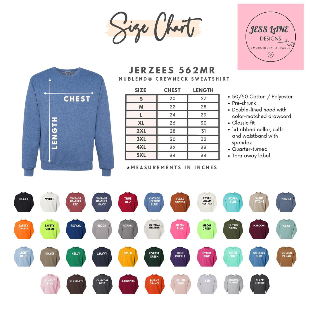 Embroidered Gameday Cheer Sweatshirt | Custom Cheer Crewneck | Personalized School Spirit Sweatshirt | Football Cheer Gift