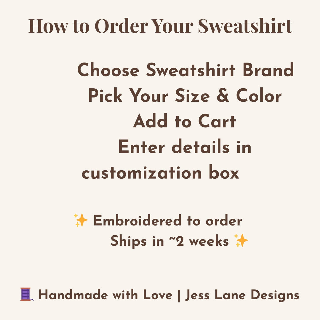 JOY Christmas Embroidered Sweatshirt | Red Holiday Crewneck | Striped Ornament Embroidery | Festive Cozy Christmas Outfit for Moms