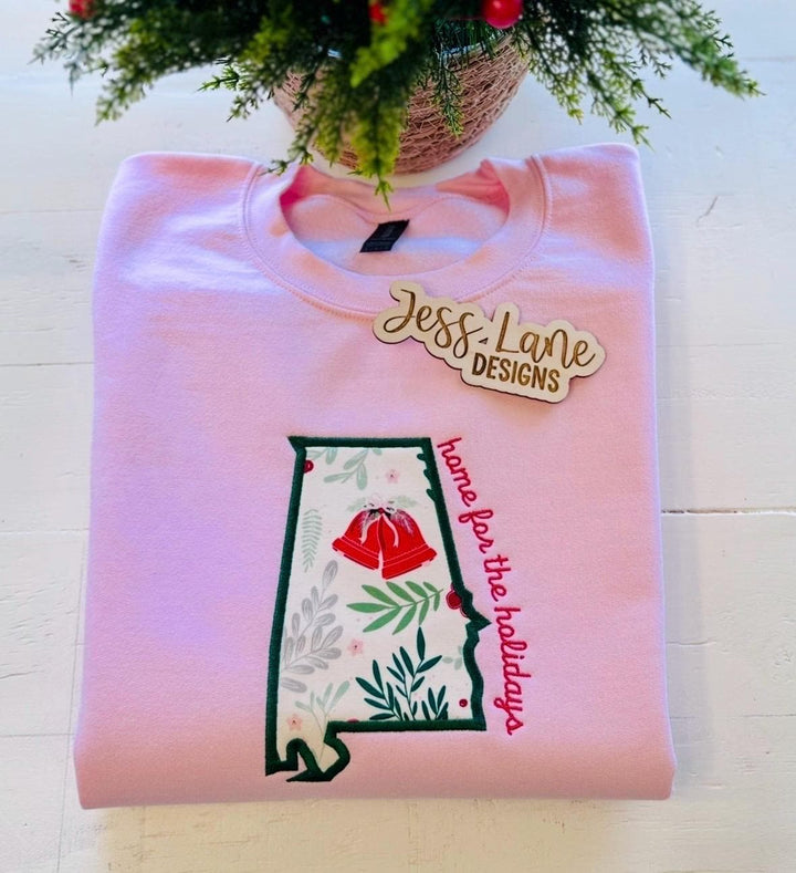 Personalized State Christmas Sweatshirt 