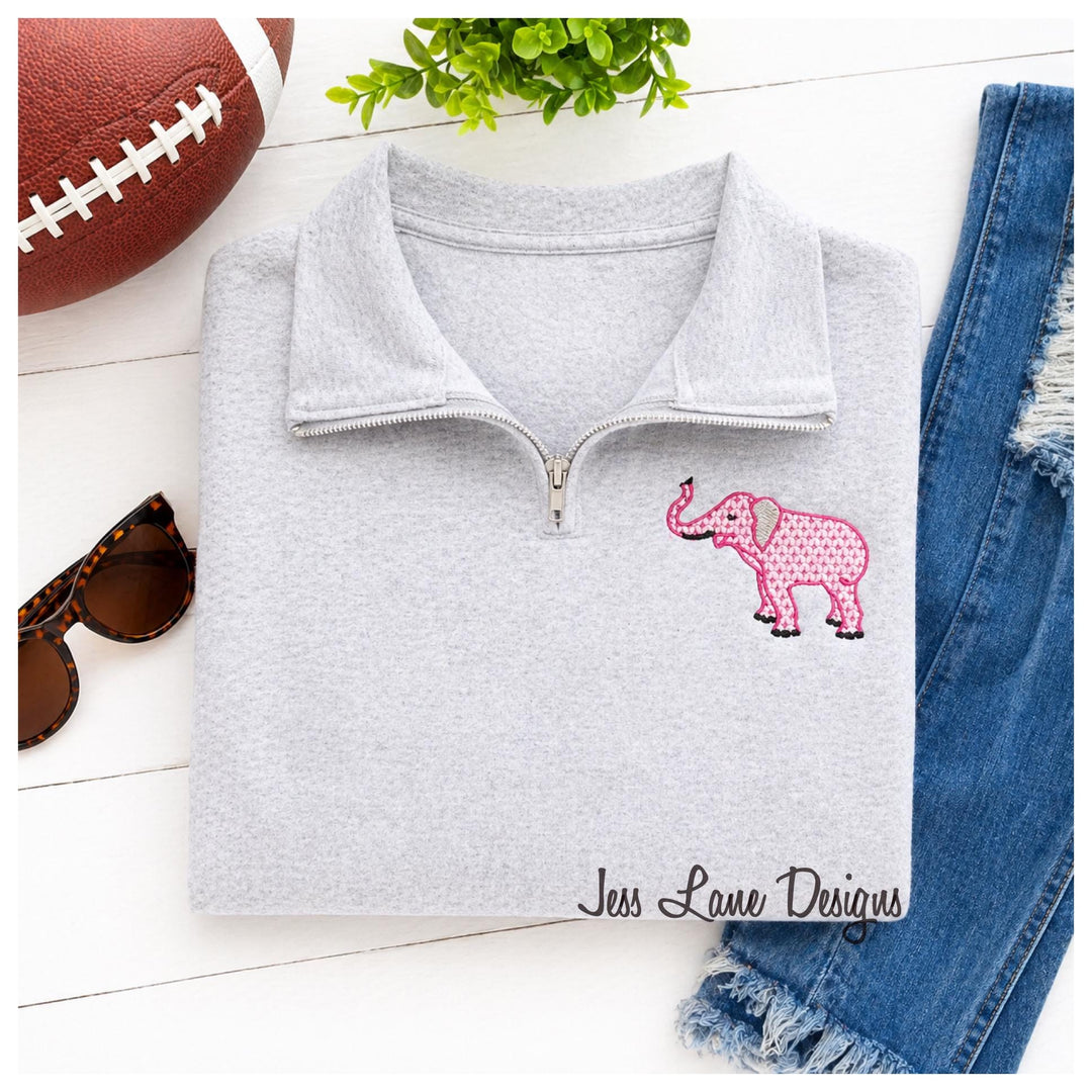 elephant embroidered shirt.  Alabama shirt. Alabama football apparel.