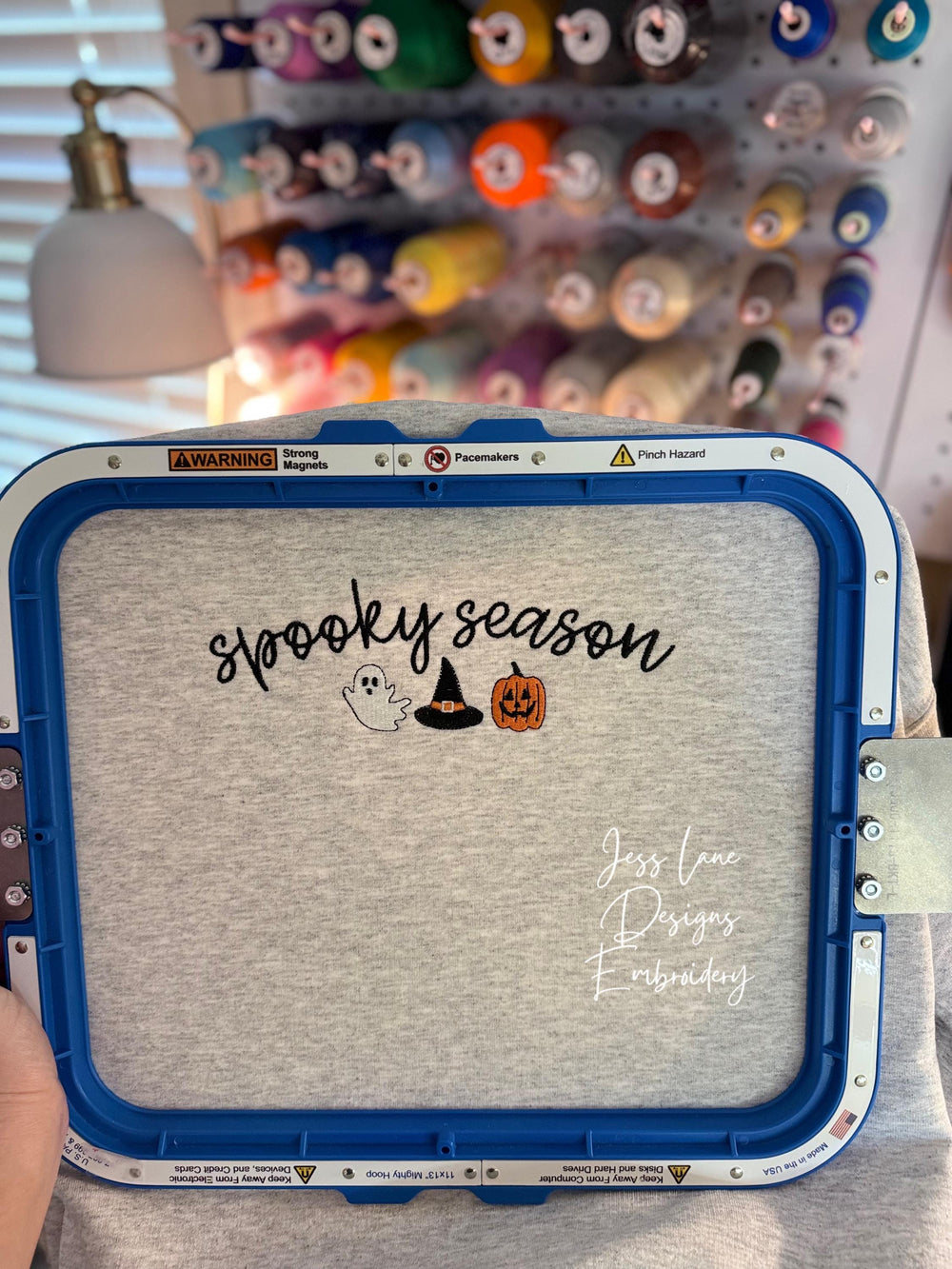 Embroidered Halloween Sweatshirt | Spooky Season Sweatshirt | Cute Fall Sweatshirt | Halloween Crewneck | Cozy Autumn Outfit