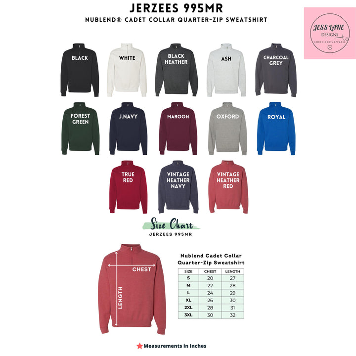 Monogram Quarter Zip for Women- Personalized Embroidered Pullover