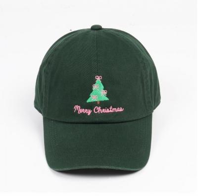 Embroidered Christmas Hat, Merry Christmas Bow Tree Baseball Cap, Christmas Hat for Women, Holiday Gift for Her
