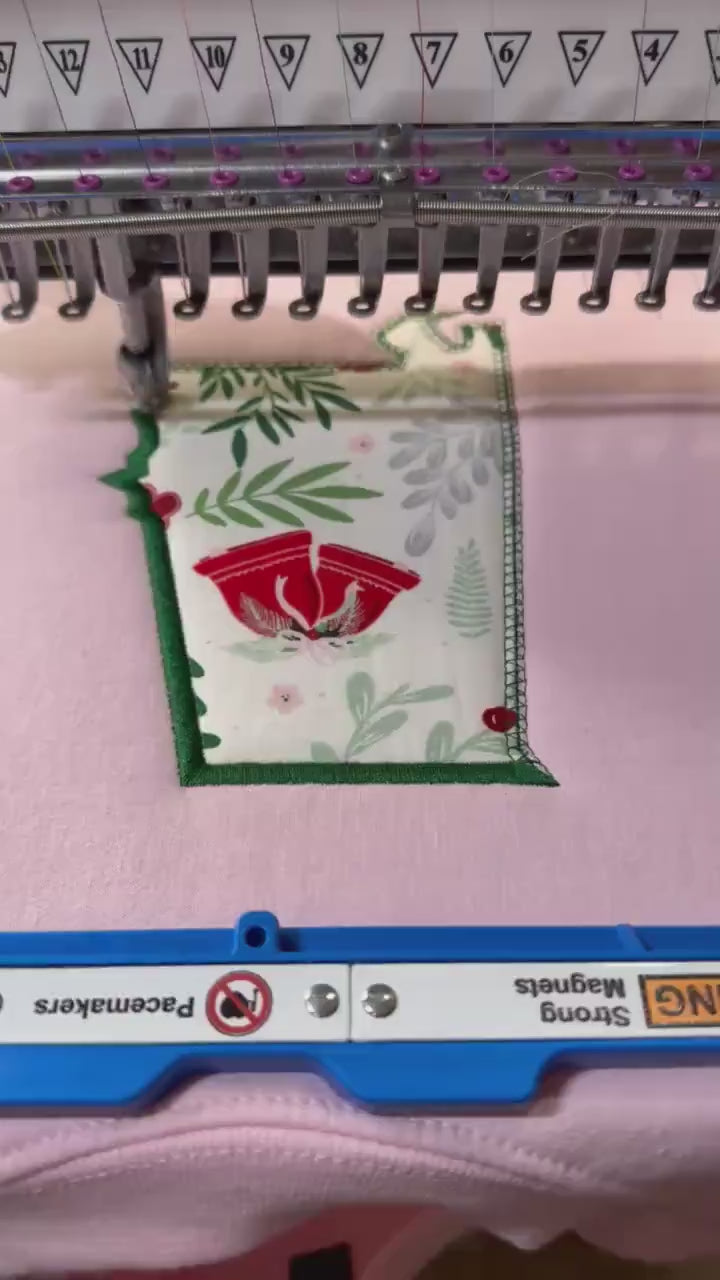 Personalized State Christmas Sweatshirt | Home for the Holidays Embroidery | Cozy Custom Holiday Crewneck | Cozy Embroidered Gift for Her